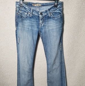 BKE buckle brand sabrina flare demon Jean's